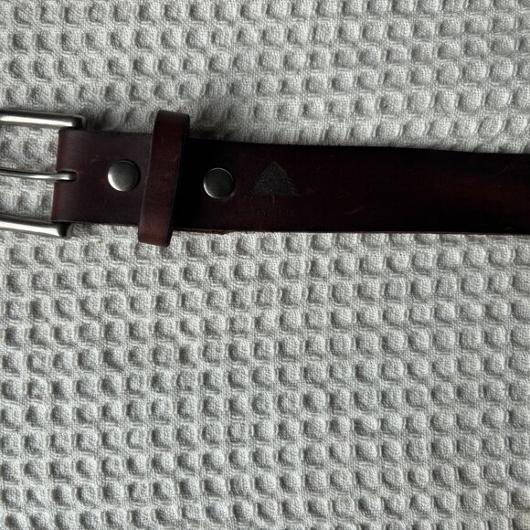 $130 Pine Top Horween Chromexcel Brown Leather Belt - 28-30 Made in USA - Picture 10 of 13